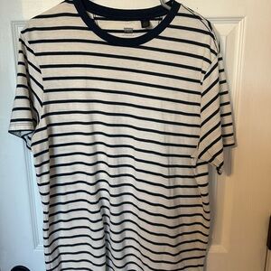 Levi's Striped Navy and White Tee